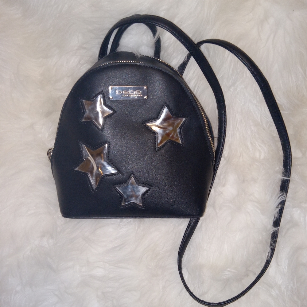 Bebe crossbody mini backpack LIKE new! 1/3 of retail $